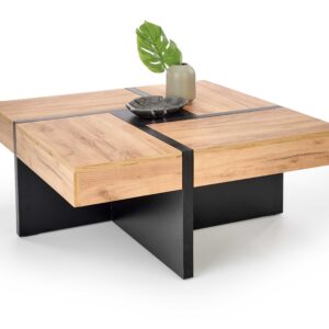 SEVILLA, c.table, craft oak / black DIOMMI V-PL-SEVILLA-LAW