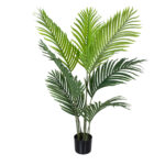 GloboStar® Artificial Garden ARECA PALM TREE 20008 Τεχνητό Διακοσμητικό Φυτό Φοινικόδεντρο Αρέκα Υ120cm