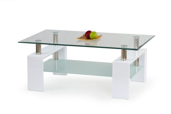 DIANA H coffee table color: white DIOMMI V-CH-DIANA_H-LAW-BIAŁY-LAKIER