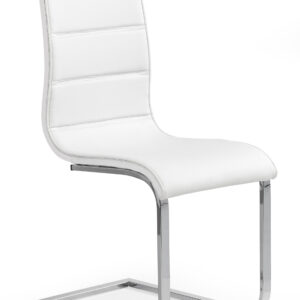 K104 chair color: white/white DIOMMI V-CH-K/104-KR-BIAŁY/BIAŁY-EKO