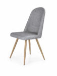 K214 chair, color: grey / honey oak DIOMMI V-CH-K/214-KR-POPIEL-D.MIODOWY