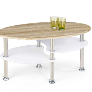 MEDEA coffee table color: sonoma oak/extra white DIOMMI V-CH-MEDEA-LAW