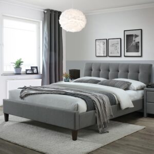 SAMARA 2 bed color: grey DIOMMI V-CH-SAMARA_2-LOZ-POPIEL