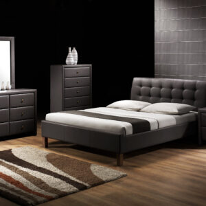 SAMARA bed color: black DIOMMI V-CH-SAMARA-LOZ-CZARNY