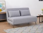 Διθέσιος καναπές κρεβάτι με βελούδινο ύφασμα Zenia 141x90x81 DIOMMI ZENIASZ
