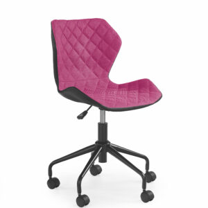 MATRIX children chair, color: black / pink DIOMMI V-CH-MATRIX-FOT-RÓŻOWY