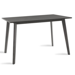 Τραπέζι Benson pakoworld MDF με καπλαμά χρώμα rustic grey 120x75x75εκ (1 τεμάχια)