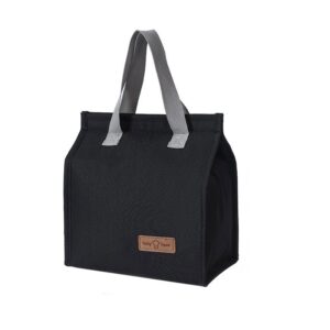 Τσάντα "TASTY" ισοθερμική από ύφασμα σε μαύρο χρώμα 23x15x26 (1 τεμάχια)