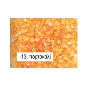 Διακοσμητικοί κρύσταλλοι πορτοκαλί 4-10χιλ.  τμχ.