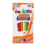 Carioca Neon μαρκαδόροι 8 χρωμάτων 6 τμχ.