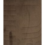 Πουφ ArteLibre Με Σχέδια Καφέ Βελούδο 40x40x45.5cm