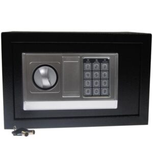 Χρηματοκιβώτιο με συνδυασμό και κλειδί μαύρο Υ20x31x20εκ. βάθος  τμχ.