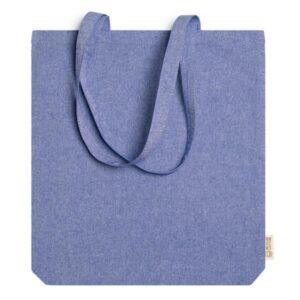 Τσάντα με μακρύ χερούλι Υ42χ38x8,5εκ. μεγάλη μπλε  τμχ.