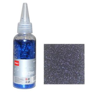 Glitter σκόνη 1/64'' σε μπουκάλι μπλε 40γρ.  τμχ.