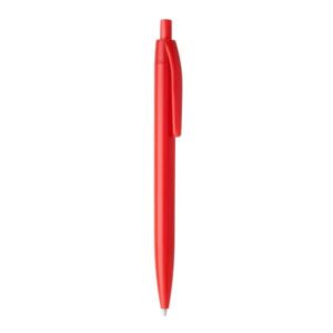 Στυλό από ABS κόκκινο με κλιπ Υ13,8xØ1εκ 6 τμχ.