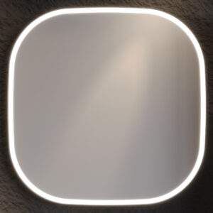 Καθρέφτης LED ENZA 100cm Λευκό MDF 18mm Λάκα με περιμετρικό φωτισμό και αισθητήρα 3MENZ100WHM