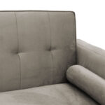 Καναπές-κρεβάτι Success pakoworld 3θέσιος βελούδο γκρι 190x80x84εκ (1 τεμάχια)