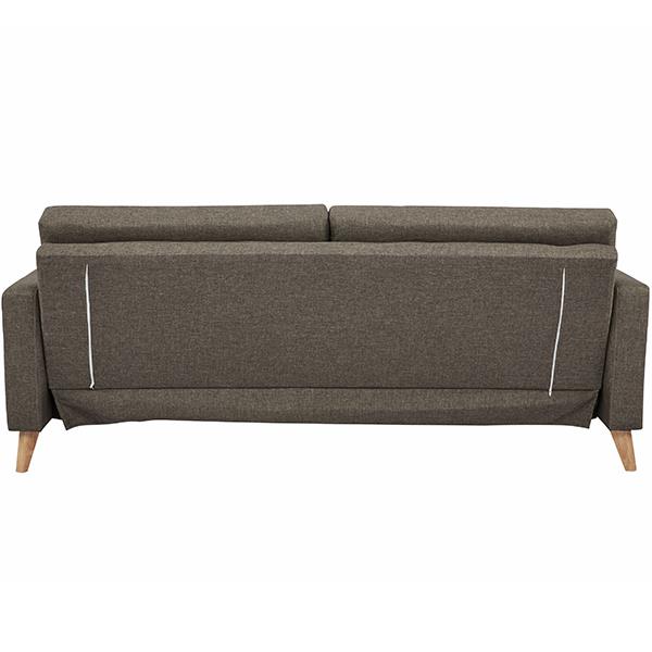 Soho καναπές-κρεβάτι τριθέσιος καφέ-μπεζ Υ81x201x90εκ.  τμχ.