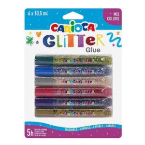 Carioca glitter glue mix 6x10,5ml 6 τμχ.