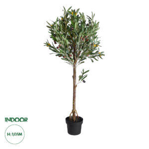 GloboStar® Artificial Garden OLIVE TREE 20052 Τεχνητό Διακοσμητικό Φυτό Ελιά Υ105cm