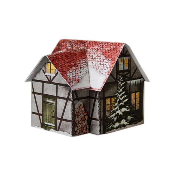 Μοντέλα με κοπτικά από χαρτί 250γρ. "Χριστουγεννιάτικα κτίρια" 21x29.7εκ. (PM-0003) 3 τμχ.