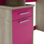 Γραφείο εργασίας Looney pakoworld χρώμα castillo-ροζ 100x55x75εκ (1 τεμάχια)