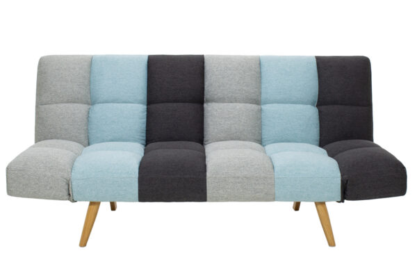 Καναπές - κρεβάτι 3θέσιος Freddo pakoworld με ύφασμα πολύχρωμο 182x81x84εκ (1 τεμάχια)
