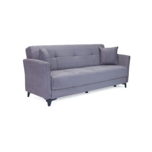 Kαναπές κρεβάτι LOR 3θέσιος ύφασμα γκρι-μπεζ 210x75x80 (1 τεμάχια)