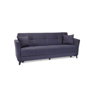 Kαναπές κρεβάτι LOR 3θέσιος ύφασμα γκρι 210x75x80 (1 τεμάχια)