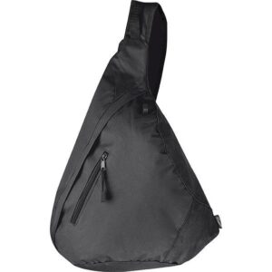 Τσάντα πλάτης χιαστί μαύρη Υ50x26x16εκ.  τμχ.