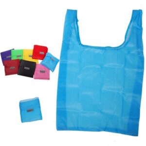 Τσάντα για ψώνια νάυλον Y52x36εκ. κοκτέηλ 8 χρώματα 8 τμχ.