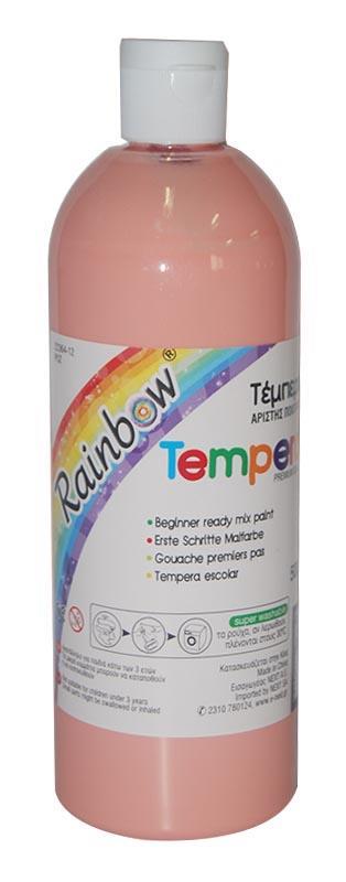 Rainbow τέμπερα ροζ 500ml  τμχ.