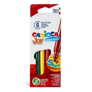 Carioca Joy μαρκαδόροι 6 χρωμάτων 24 τμχ.