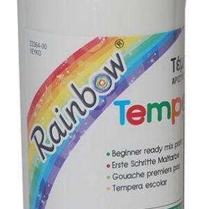 Rainbow τέμπερα λευκή 500ml  τμχ.