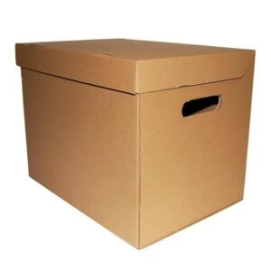 Next κουτί κραφτ με αναδιπλούμενο καπάκι Υ26x34x27εκ, οικολογικό 10 τμχ.