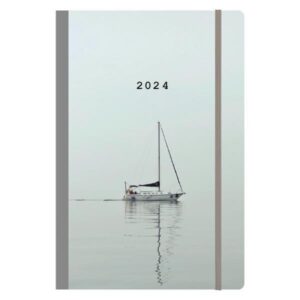 Next ημερολόγιο 2024 Trends ημερήσιο flexi με λάστιχο 12x17εκ. Sail away  τμχ.