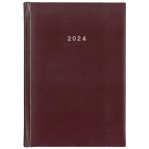 Next ημερολόγιο 2024 basic ημερήσιο δετό μπορντώ 12x17εκ.  τμχ.