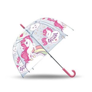 Ομπρέλα διάφανη "Special Unicorn" Ø46εκ.  τμχ.