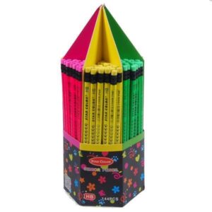 Mολύβι HB σε 6 φωσφορούχα χρώματα 168 τμχ.