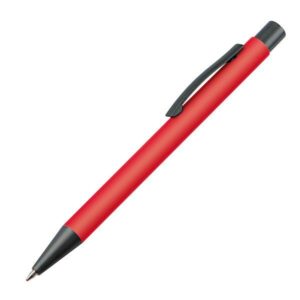Στυλό πλαστικό κόκκινο με μεταλλικό κλιπ Υ14xØ1εκ.  τμχ.