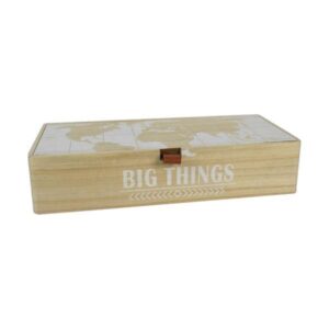 Κουτί διακοσμητικό ξύλινο "Big Things"  Υ5x23x10ε  τμχ.