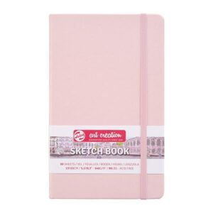 Talens Sketch book ροζ 80φυλ. 13x21εκ. 140 γρ.  τμχ.