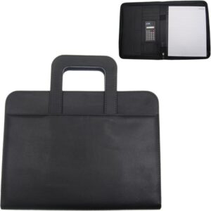 Portfolio-τσάντα με φερμουάρ pvc μαύρο 25,5x32,5x2εκ.  τμχ.