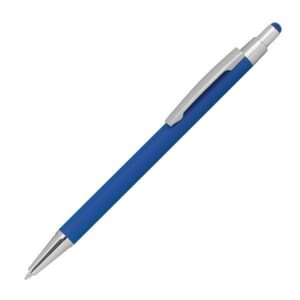 Στυλό - touch pen μεταλλικό με λαστιχένια επίστρωση μπλε Υ14,5xØ0,8εκ.  τμχ.