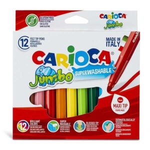 Carioca Jumbo μαρκαδόροι 12 χρωμάτων 12 τμχ.