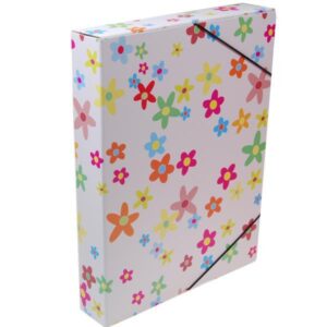 Νext κουτί με λάστιχο "Λουλούδια" Υ33.5x25x5εκ.  τμχ.