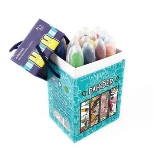 Σετ ζωγραφικής 12 τεμ. crayons σε κουτί "Pahoer" Υ13,5x7,8x5,8εκ.  τμχ.