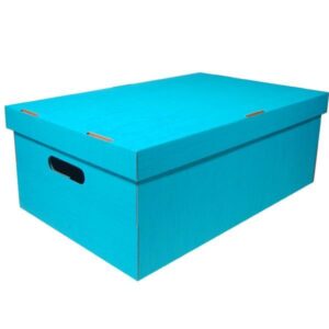 Νext κουτί fabric γαλάζιο Α3 Υ19x50x31εκ. 3 τμχ.
