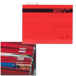 Κρεμαστοί φάκελοι Υ24,3x31,9εκ κόκκινοι 25 τμχ.