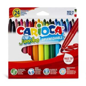 Carioca Jumbo μαρκαδόροι 24 χρωμάτων 6 τμχ.